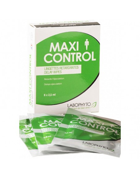 6 lingettes retardantes MaxiControl 